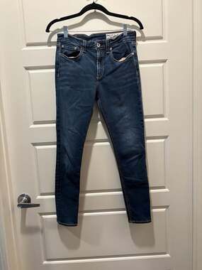 Rag & Bone New York Women's Dark Wash Slim Leg Denim Jeans